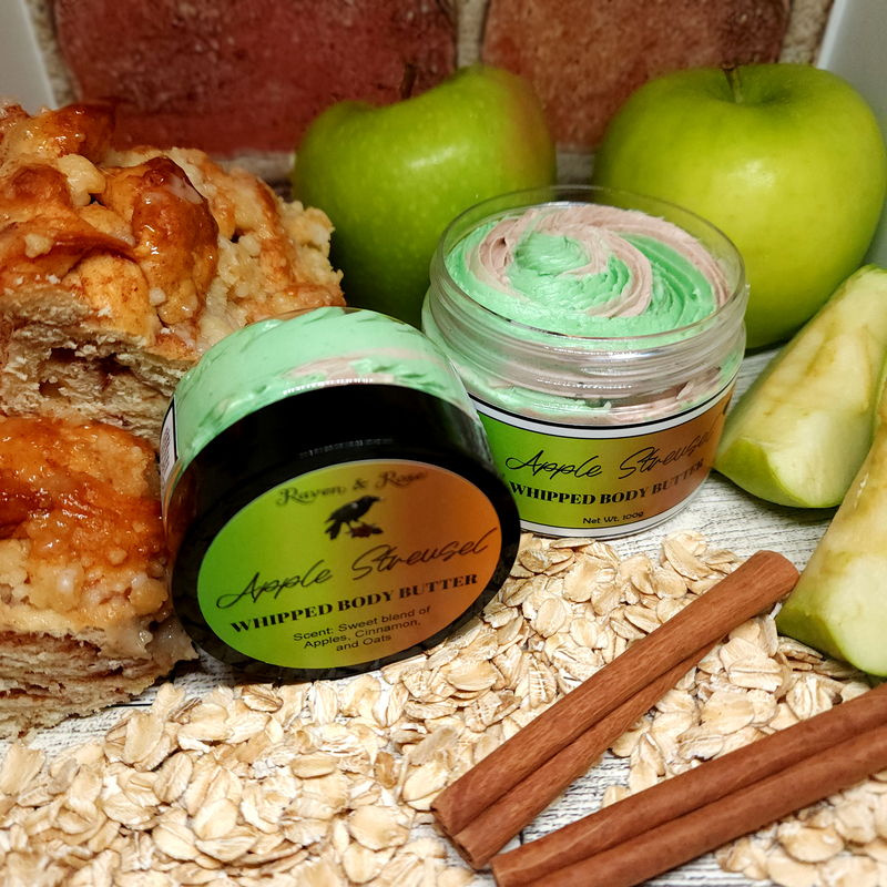 Apple Streusel - this bakery fresh scent will leave a fine golden sparkle on your skin